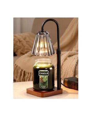 Marycele Black Candle Warmer Lamp new
